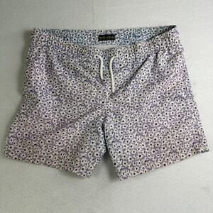 Slate & Stone Purple Floral Men's Swim Trunks